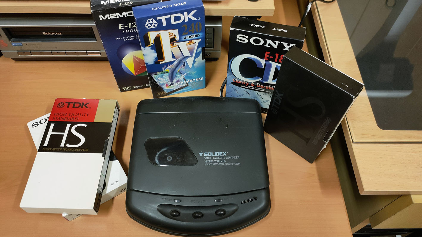 Rebobinador de cintas de vídeo VHS, el paso previo y obligatorio a la  digitalización - Cintas de Vídeo