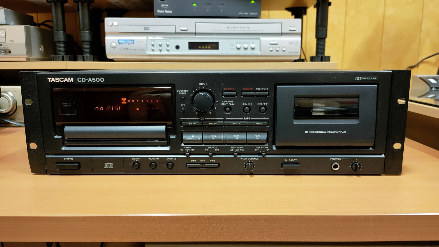 Tascam CD-A500, la última incorporación en Cintas de Vídeo para la  digitalización de cintas de Cassette - Cintas de Vídeo