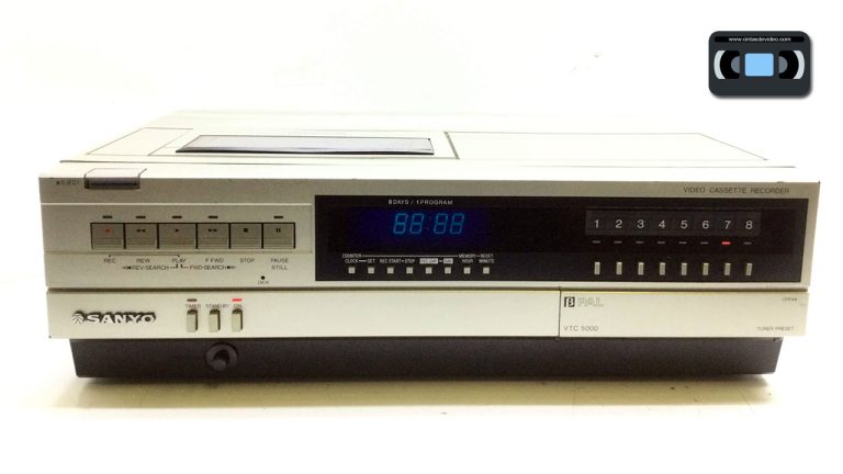Vídeo Betamax Sanyo VTC 5000.
