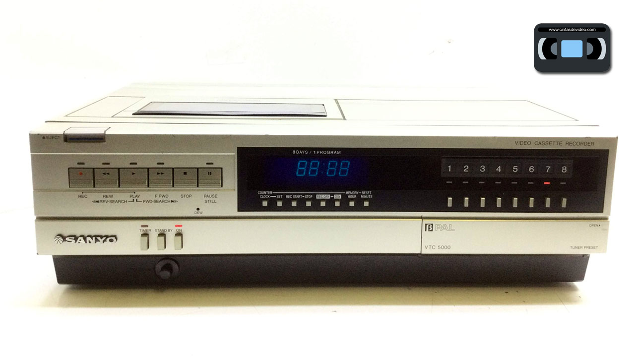 Vídeo Betamax Sanyo VTC 5000.